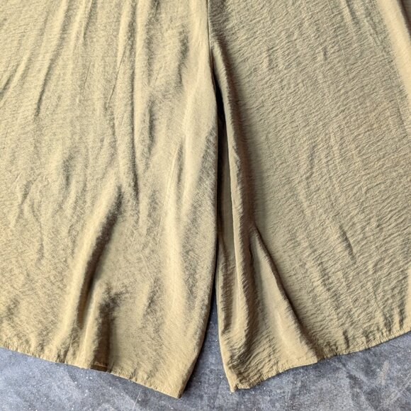 Anthropologie Akemi + Kin Green Suspender Wide Leg Jumpsuit Romper small - Picture 4 of 7